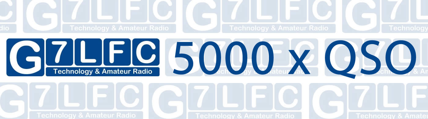 G7LFC 5,000th QSO