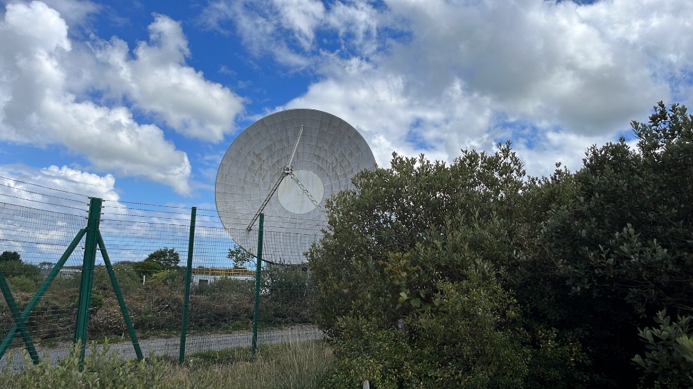 Arthur at Goonhilly Satellite Earth Station