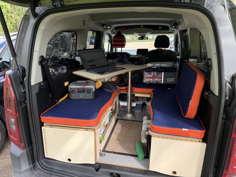 Van set up at POTA GB-1752 Coombe Abbey