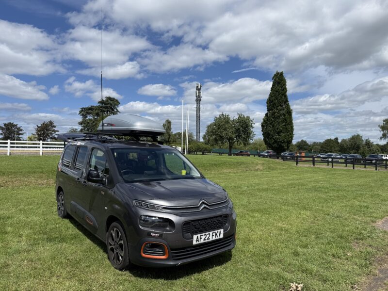 The van ready to start POTA operations (GB-0437)