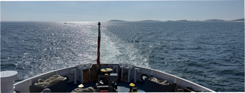 Leaving the Isles of Scilly