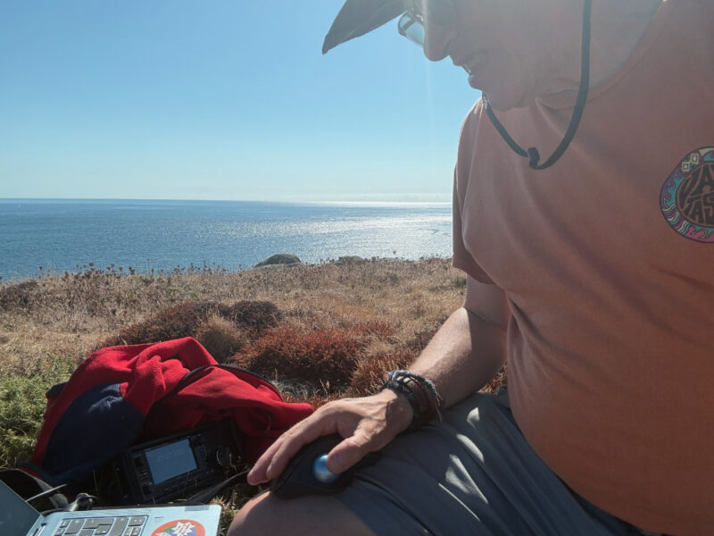 Operating from GB-0264 Cornwal AONB Wireless Point