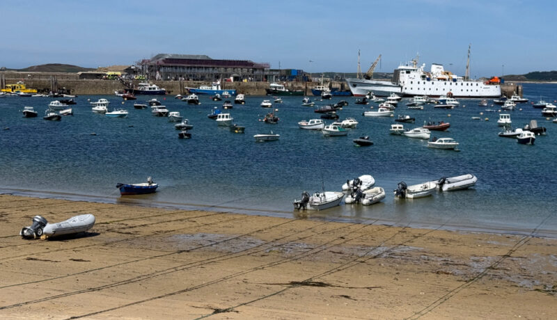 Scillonian III tied up at St Marys