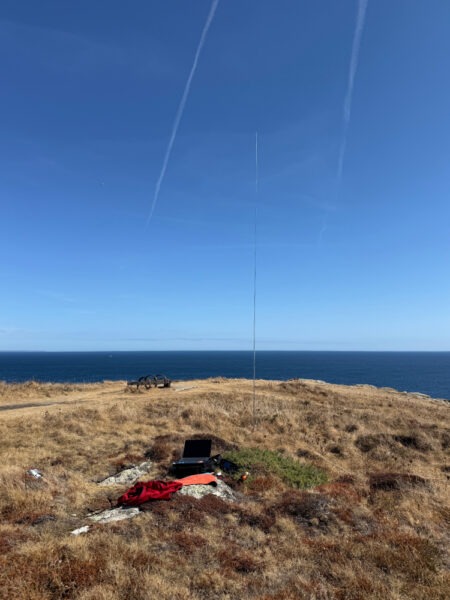 Station setup at GB-0264 Cornwal AONB Wireless Point