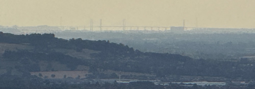 Severn Road Bridge from Cleeve Hill