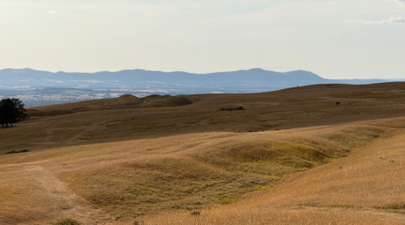 Malvern Hills from Cleeve Hill