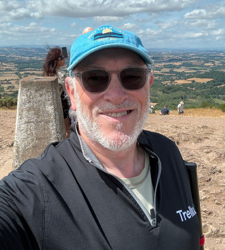 G7LFC at the summit of G/WB-009 Worcestershire Beacon