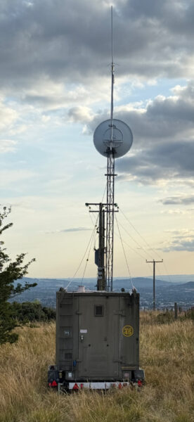 Gloucester RAYNET communications station atop G/CE-001 Cleeve Hill